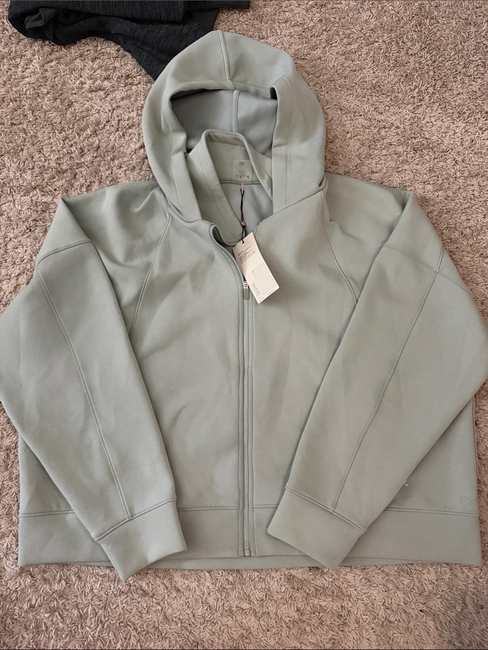 CALIA Women's Cropped Zip Hoodie